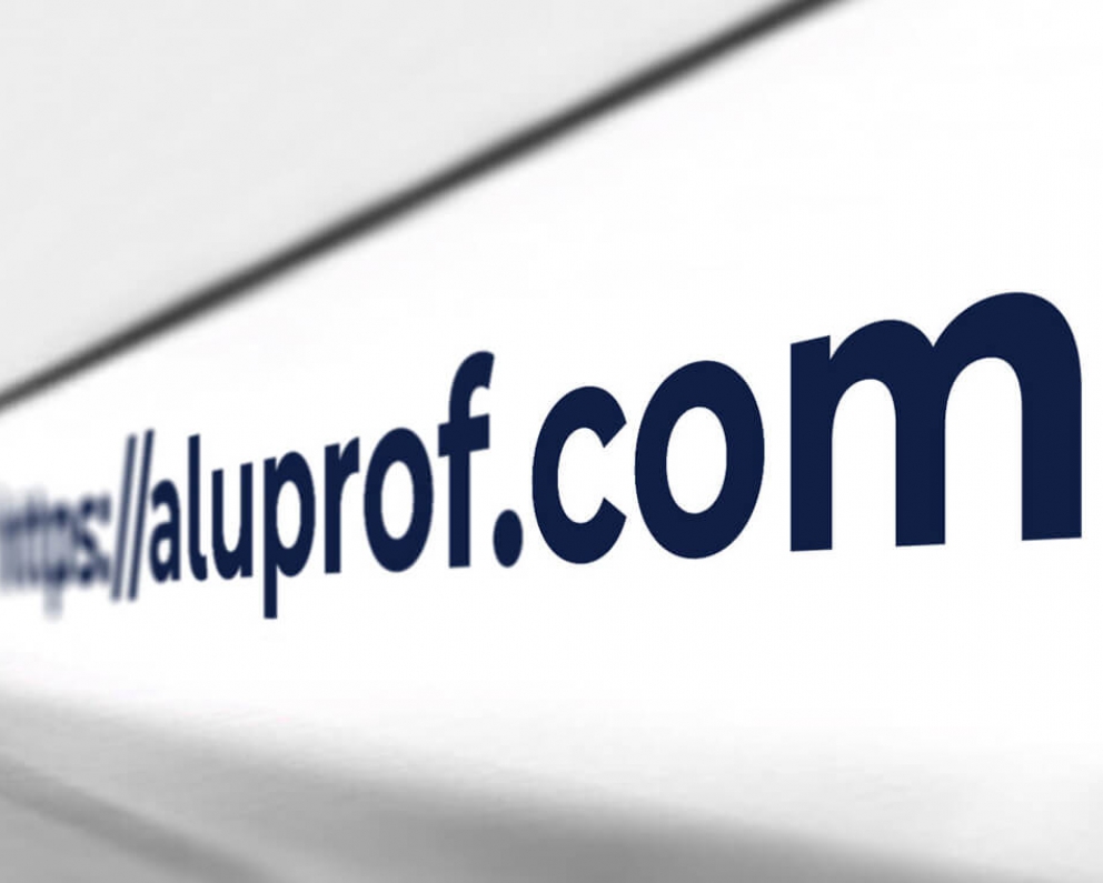 Алупроф с глобальным доменом – aluprof.com 
